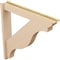 Ekena Millwork 5 1/2-in W x 34-in D x 34-in H Funston Trad Rough Cedar Woodgrain TimberThane Outlooker, Primed Tan OUTUR055X34X34FST04RCPR - alternate 3